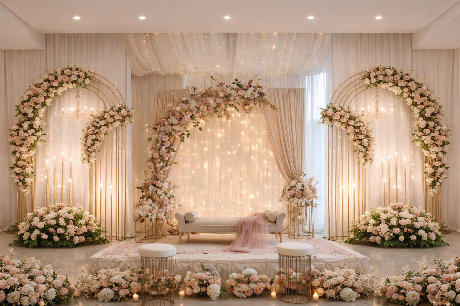 Premium wedding planners Bangalore at luxury hotel banquet ballroom